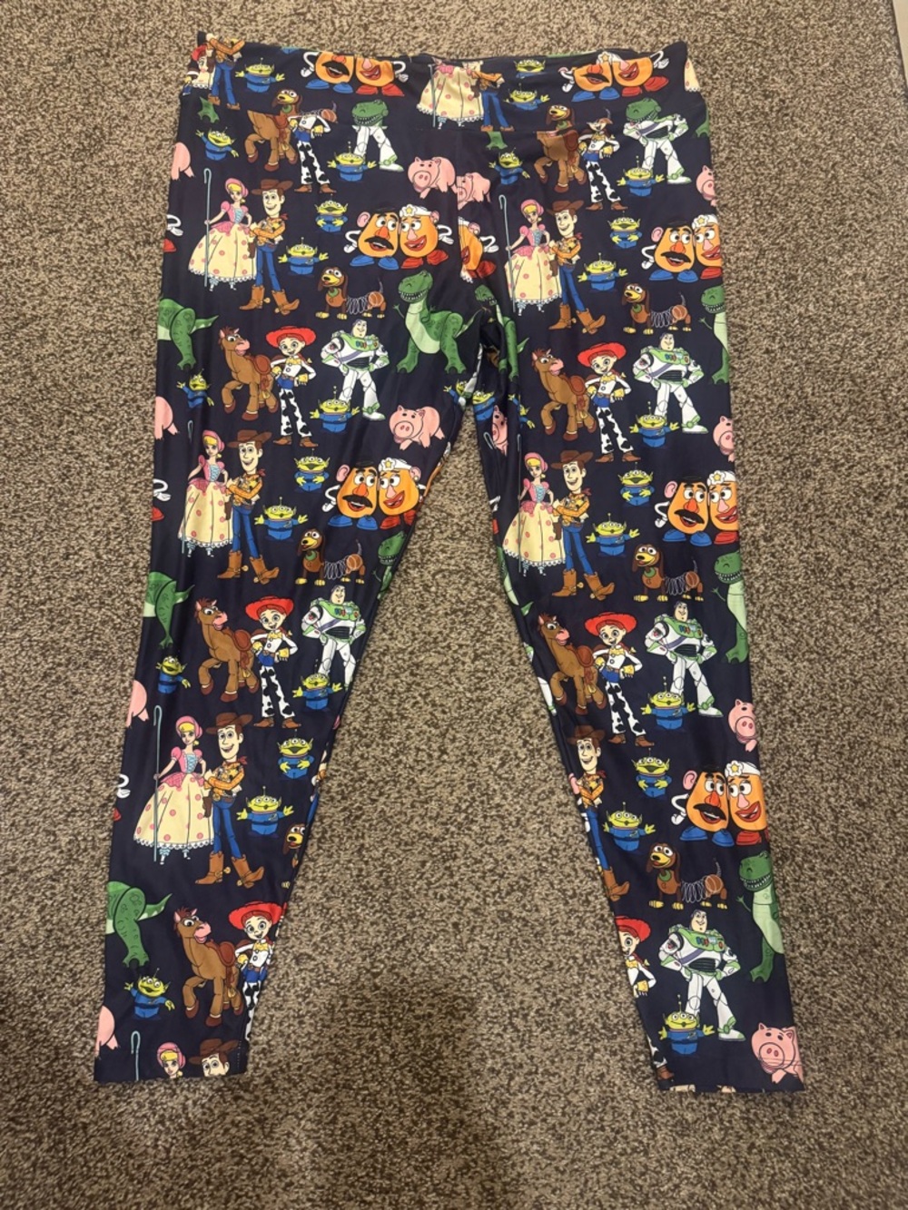 Disney Navy Toy Story Character Leggings